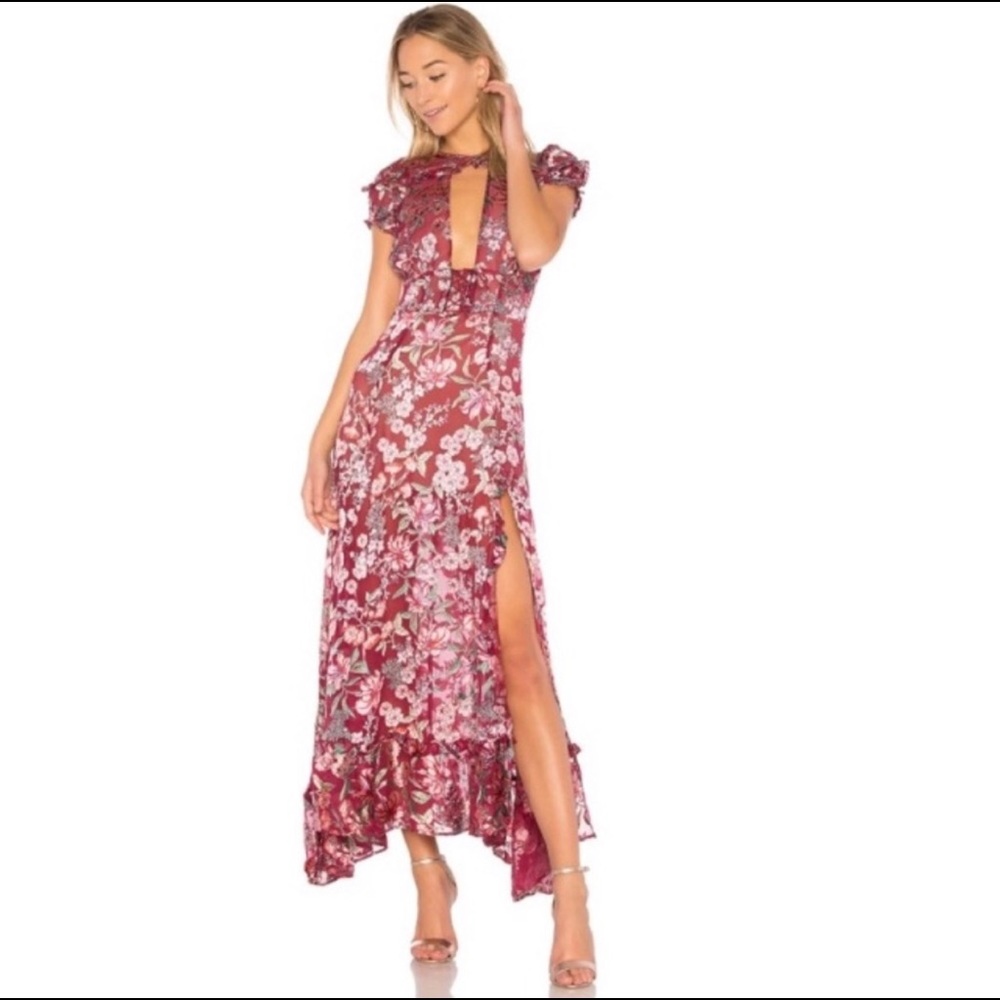 FOR LOVE AND LEMONS - floral maxi dress Sz M